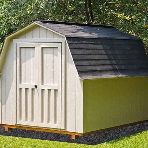 Betagt 6 x 7.87 FT Outdoor Storage Shed Mat, 3mm Thickened Waterproof Shed Base Flooring Pad, Outdoor Carport Mat, Anti-Slip Dustproof Patio Furniture Floor Scratch Prevention - Thumbnail 6