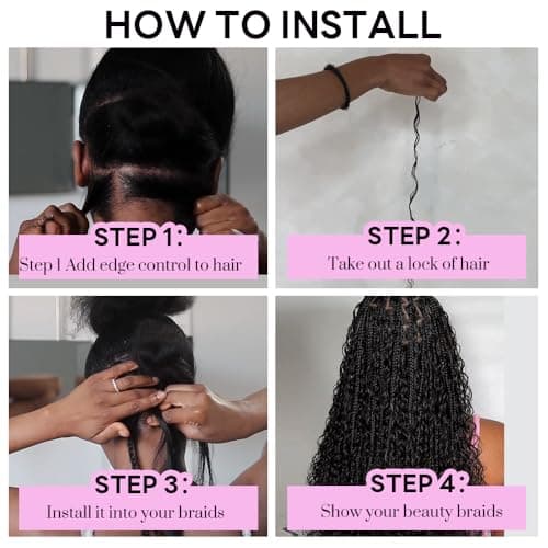 Braiding Human Hair for Boho Braids 100G Body Wave Boho Human Hair for Braiding #4/30 100% Brazilian Human Braiding Hair 18 Inch - Thumbnail 4