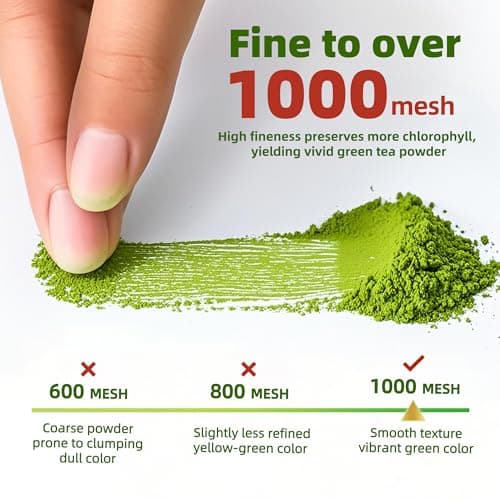 TEANAGOO Matcha Powder Ceremonial Grade, Premium Green Tea for Latte/Breakfast Beverage/Daily Green Tea, USDA Organic Ceremony Matcha Tea, Unsweetened No Additives, First Harvest, 1.06oz(30g) - Thumbnail 4