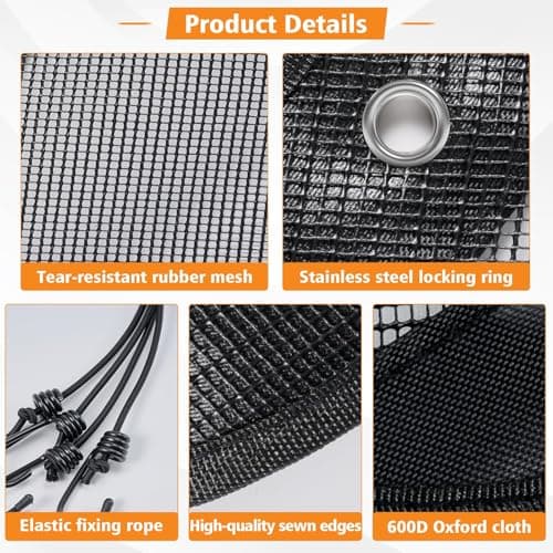 36'' X 36'' Central Air Conditioner Cover for Outside Units,Top Universal AC Unit Mesh Cover Outdoor,Breathable AC Condenser Covers for All Seasons - Thumbnail 3