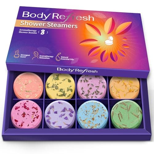 Shower Steamers Aromatherapy - 8 Pack Shower Bombs with Essential Oils, Mothers Day Gifts for Mom Wife, Birthday Gifts for Women Self Care Relaxation Home SPA Stress Relief Teacher Appreciation Gift - Image 1