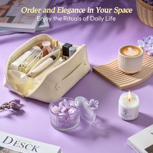 Dotio Gifts for Women, 12PCS Gift Basket, Tree of Life Crystal Decor, Self Care Gift Set with Silk Scarf, Glass Jar & Candle, Birthday Gift, Graduation & Best Friend Gifts, Care Package - Thumbnail 5