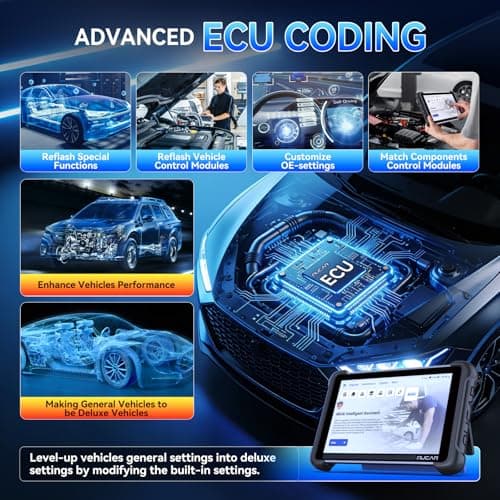 MUCAR 892BT AI-Assisted Bidirectional Scan Tool, Full System OBD2 Scanner, Bi-Directional OBD2 Scanner Diagnostic Tool,ECU Coding, 35 Services, FCA Autoauth, CANFD and DOIP, Free Lifetime Upgrade - Thumbnail 4