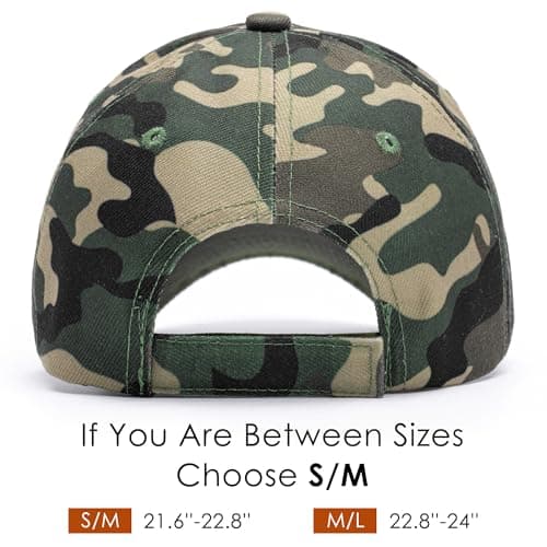 spxkd Structured Baseball Hats for Men Women Breathable Washed Cotton Baseball Caps Adjustable Golf Dad Hat for Wide Occasion - Thumbnail 4