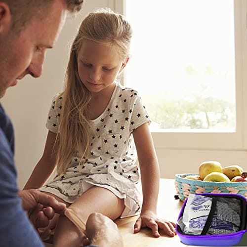 Small-Waterproof Car First-Aid Kit Emergency-Kit - Purple 273Piece Camping Equipment for Camping Hiking Home Travel YIDERBO - Thumbnail 5