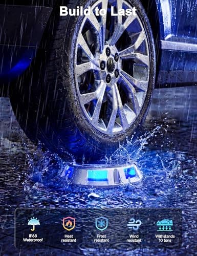 VOLISUN Solar Driveway Lights with Remote Control 8 Pack, 9-Color Changing & 12 Modes IP68 Waterproof for Marine Dock Deck and Pathway Walkway Garden, RGB LED Outdoor Markers Landscape - Thumbnail 4