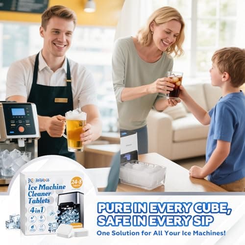 Bellaluce Ice Machine Cleaner Tablets Descaler (32 Pack) – Nickel-Safe Countertop Portable Commercial Ice Maker Cleaning – Remove Hard Water Buildup, Odor-Free, Crystal Clear Ice - Thumbnail 5