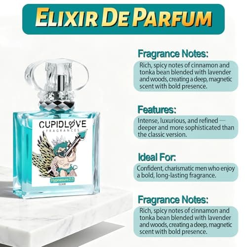 CUPIDLOVE Eau De Parfum Spray Mens Pheromone Cologne - Long Lasting Perfume, Ideal Mens Valentine's Day Gift for Special Occasions & Daily Elegance, A Bold and Captivating Fragrance 1.7 Fl Oz - Thumbnail 2