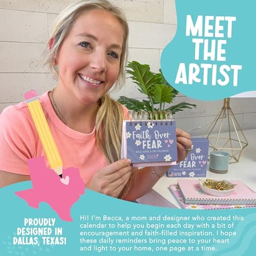 Daily Bible Verse Desk Flip Calendar 2026 - Daily Scripture Flip Calendar, Inspirational Desk Calendars 2026, Christian Perpetual Calendars, Motivational Quotes for Desks, Christian Easter Gifts - Thumbnail 2