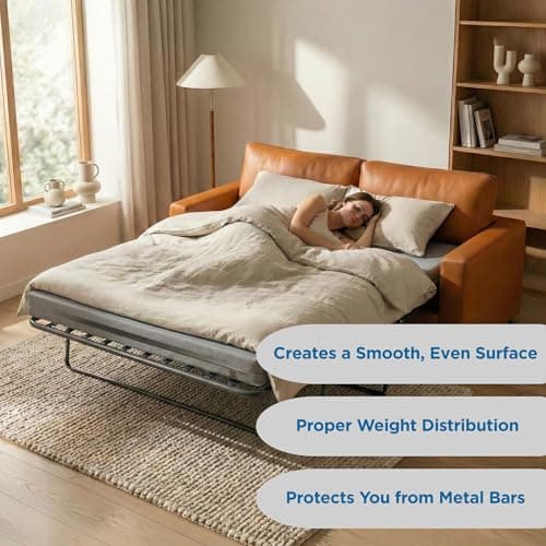 Meliusly Heavy Duty Sleeper Sofa Support Board (36x48 - Twin Size) Reinforced Wood Sofa Bed Support, Pull Out Couch Mattress Board, Sleeper Bar Shield, SleeperSaver - Thumbnail 3