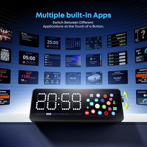 Laptop Docking Station, 7-in-1 USB C Docking Station with Screen, Multiple Built-in Apps, USB C Hub with HDMI 4K@60Hz, 1 Gbps Ethernet, 90W Max Charging for Laptop, 5Gbps USB-A/C Ports for Windows/Mac - Thumbnail 3