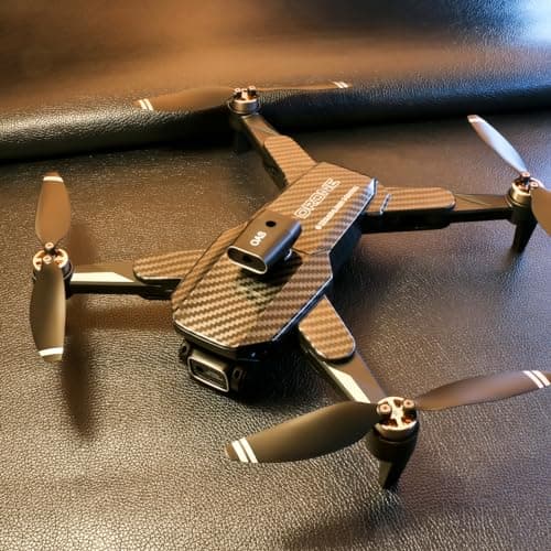 4K Dual-Camera Drone with GPS for Adults & Teens - Foldable RC Quadcopter with Auto Focus, 30 Mins Flight Time, Follow Me, Waypoint Flight, Headless Mode, 6-Axis Gyro, One-Key Emergency Stop - Black - Thumbnail 5