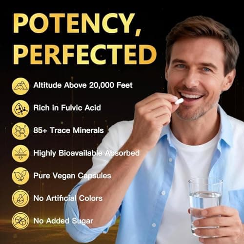 NATURE TARGET Shilajit | Shilajit for Men & Women | Fulvic Acid & Trace Minerals | 500mg Maximum Potency Better Than Shilajit Resin | 120 Capsules - Thumbnail 5