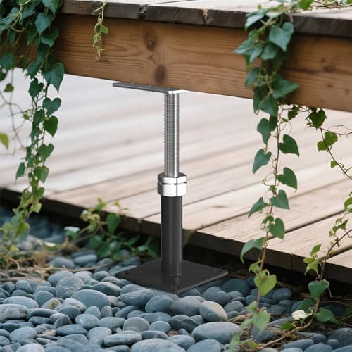 Aukivon 4PCS House Joist Jacks for Leveling, 11" - 16" Height Adjust Range, Adjustable House Floor Jacks for Lifting, Telescoping Screw Jacks for Temporary Support - 11000 lbs Max Load Capacity - Thumbnail 6