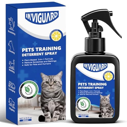 Natural Ingredients Cat Deterrent Spray for Indoor and Outdoor, 200ml / 6.76 Fl Oz, Anti Marking Training Spray, Cat Scratch Deterrent for Furniture, Sofa, Carpet and Plants - Image 1