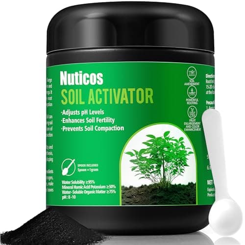 Soil Revitalizer (17.6 oz / 500g), Lawn & Garden Soil Conditioner - Plant Food Enhancer, Concentrated Humic Acid with Fulvic - Yields 266 Gallons (17.6, Ounces) - Image 1