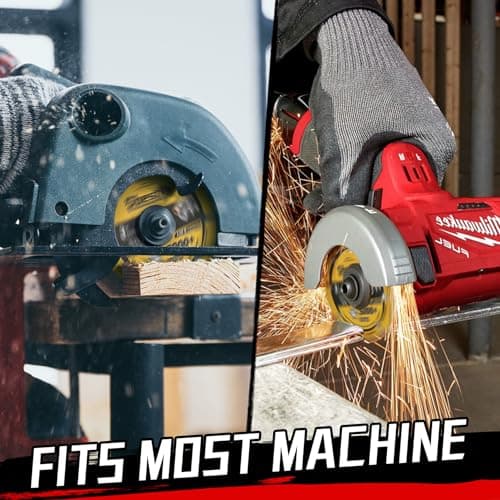 Sbestily 3 Inch Diamond Cutting Wheel for Metal, 3/8" Arbor Cut Off Wheels with 5000+ Cuts on Rebar, Steel, Iron,INOX, Ceramic, Tiles, Angle Grinder Attachment Cutting Blades (3PCS) - Thumbnail 3