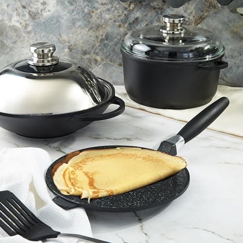 Berghoff EuroCAST Cast Aluminum Nonstick 10" Pancake Pan - Thumbnail 5