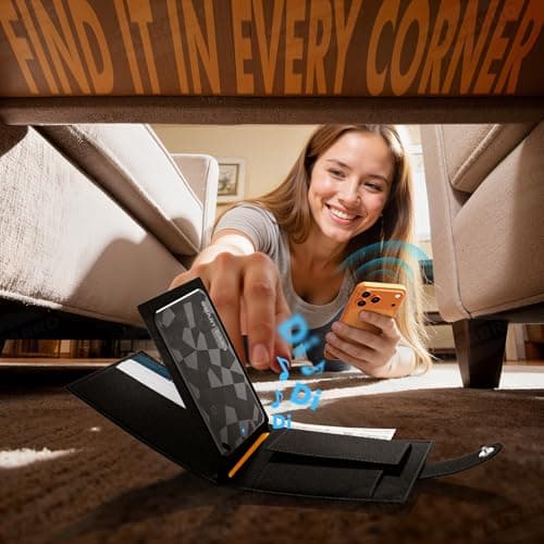 Wallet Tracker Card for iOS & Android, 6-13 Year Battery Slim Bluetooth Smart Card, Credit Card Size Smart GPS for Wallet Passport, Works with Apple Find My & Google Find Hub, Wireless Charging (1) - Thumbnail 5