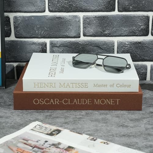 2 Pack Decorative Books Storage Boxes,Vintage Faux Books for Coffee Table,Bookshelf & Home Decor,Aesthetic Mini Book Set for Shelf Display & Keepsake Storage,Brown - Thumbnail 5