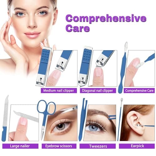 TTJHGYQOT Inspirational Gifts Nail Clipper Set, Toenail Clippers and Fingernail Clipper,Nail Cillpers and Nail File for Women,Nail Clipper for Men - Thumbnail 6