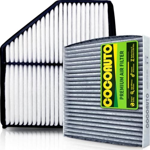 COCOAUTO Engine & Cabin Air Filter Kit for HR-V HRV (2016-2022) 1.8L Gas, Replaces 1722051BH00, 80292TF0G01