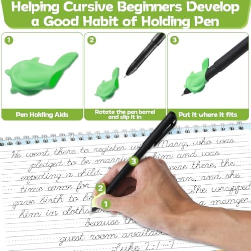 chiazllta Bible Grooved Cursive Handwriting Workbook Magic Reusable Grooved Handwriting Practice for Kids and Beginners Ages 5-12 Learn Cursive Bible for Sunday School Christian Activity - Thumbnail 4