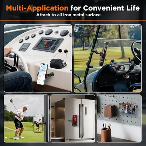 Wooerdacks Magnetic Phone Holder |Gym Cart Series |360° Magnetic Phone Mount |Rotating Fitness Mount |Universal Metal Surface Compatibility|Accommodates 3.1"-4" Phones (Long-EU) - Thumbnail 6