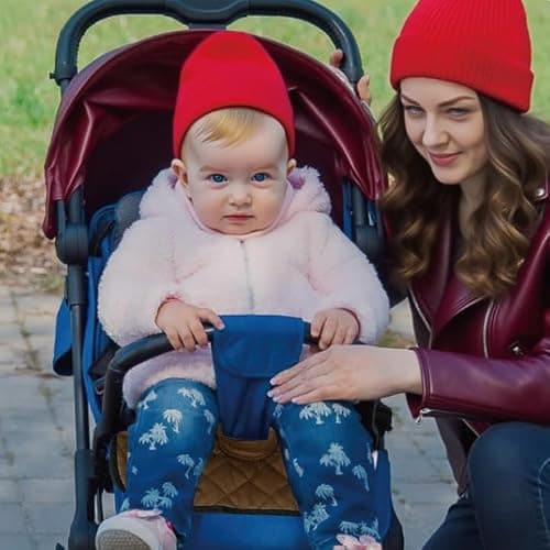 MOOB Waterproof Car Seat Protector - Potty Training Liner for Baby & Toddler, Machine Washable Piddle Pad with Anti-Slip Backing, Universal Fit for Infant Car Seat & Stroller (Brown - Thumbnail 4