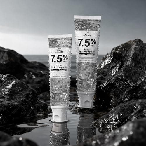 woadee 7.5% Hydroxyapatite Toothpaste for Advanced Enamel Protection, Fluoride-Free Nano Hydroxyapatite Toothpaste, Gentle and Effective Formula, Fresh Breath, Suitable for Sensitive Teeth 2 Pack - Thumbnail 3