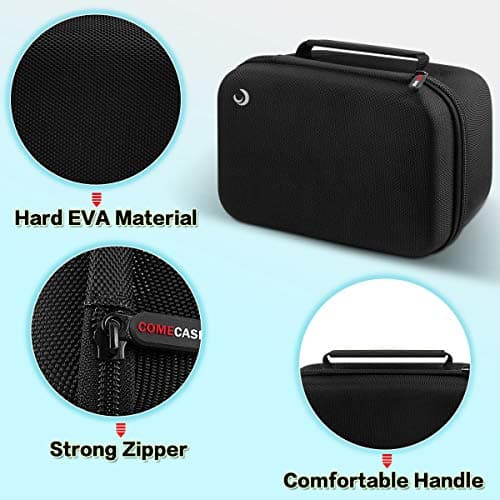 Comecase Travel Case Compatible with Blue Yeti/for Yeti Pro Microphones - Shock-Absorbent Hard Shell with Custom Foam Insert for Podcast, Streaming & Studio Gear (Bag Only) - Thumbnail 2