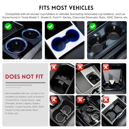 360° Rotation Car Desk for Laptop, Height-Adjustable Cup Holder Table, Wooden Car Food Tray & Laptop Mount Compatible with Tesla Model Y/3/S, Ford F150/Explorer/Maverick & Most Vehicles (Warm Walnut) - Thumbnail 3