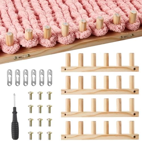 Chunky Yarn Loom for Blankets, Adjustable Portable Extra Loom,48inch - Image 1