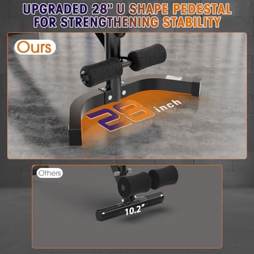 Weight Bench, Muti-functional Strength Training Bench for Full Body Workout Home Gym, Adjustable Sit up Beach, Upright Incline Flat Exercise Bench with Preacher Pad - Thumbnail 5