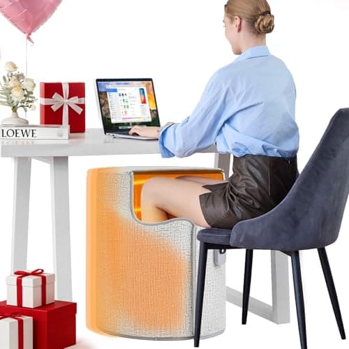 LUCKY GAME Under Desk Heater & Space Heater for Indoor Use,Leg Foot Feet Warmer For Office Home Quiet, Small Portable Personal Office Heater Accessories,Essentials Supplies For Women Men Gifts Medium - Thumbnail 2