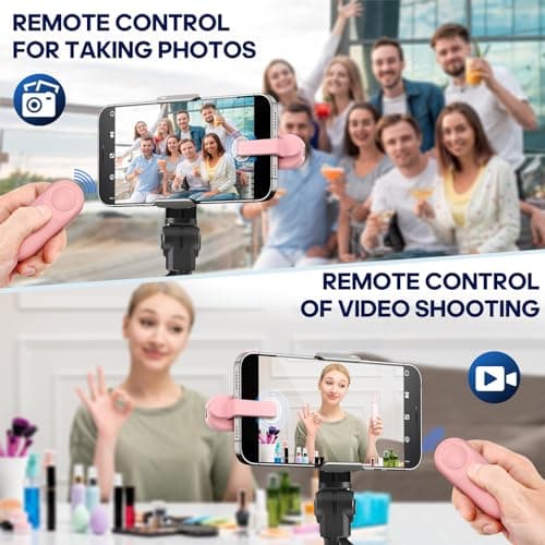 Oresoc RF Remote Control Page Turner for Kindle Paperwhite,Kindle Accessories Remote Photo and Video for E-Book iPhone iPad Android Tablets Reading Novels Comics Remote Control Extenders(Pink) - Thumbnail 3