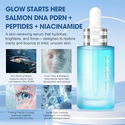 Salmon DNA PDRN Peptide Serum – Hydrating, Firming & Brightening, Uneven Skin Tone, 1.01 fl.oz. - Thumbnail 2