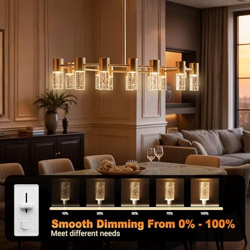 JandCase LED Bulb,5W,3000K,500LM Dimmable E26 Acrylic Bubble Bulb with Ceramic Base, Suitable for E26 Lighting Fixtures Including Chandeliers, Wall Sconces, Table Lamps, and Vanity Lights - Thumbnail 3
