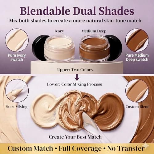 Tattoo Cover Up Makeup Waterproof, Full Coverage Body Concealer - Thumbnail 5