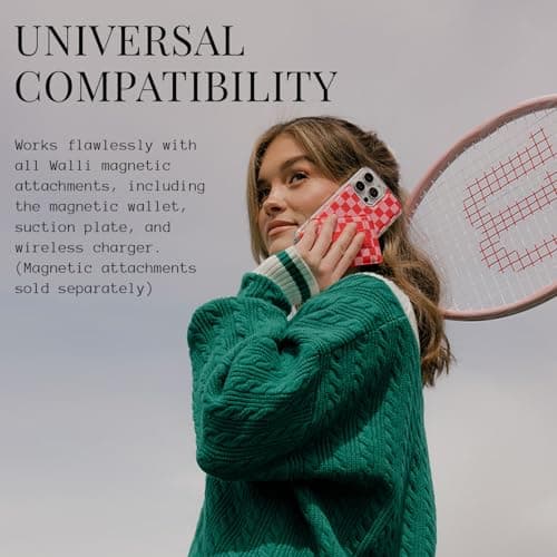 Walli Cases for iPhone 15 Pro Max Case Aesthetic Magnetic Phone Case Compatible Magnetic Wallet & Accessories – Cute, Trendy Vegan Leather Phone Cover fits iPhone 15 Pro Max - Thumbnail 3