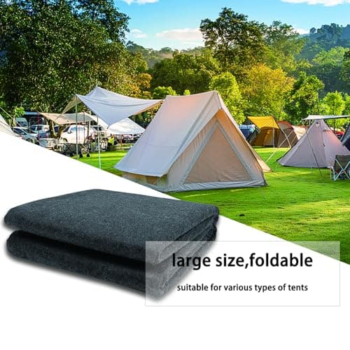 BETAGT Tent Carpet Mat Camping Floor Rug,Large Size 59 * 72 inch Waterproof Durable Portable and Foldable Pad Soft Tent Carpet Mat Blanket Picnic Floor Blanket for Picnic Outdoor Hiking - Thumbnail 6