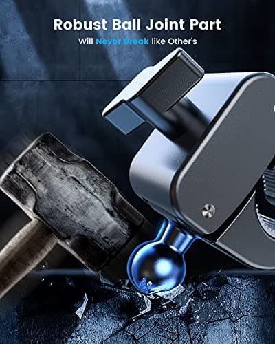 JOYROOM Motorcycle Phone Mount, [1s Auto Lock][100mph Military Anti-Shake] Bike Phone Holder for Bicycle, [10s Quick Install] Handlebar Phone Mount, Compatible with iPhone, Samsung, All Cell Phone - Thumbnail 4