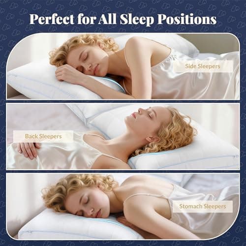 PlushHavenCloud 3-in-1 Adjustable Pillows Bed Pillow Queen Size Set of 2 - Luxury Hotel Collection Pillow for Sleeping, Customizable Firmness & Height Pillow for Back, Stomach or Side Sleepers - Thumbnail 6