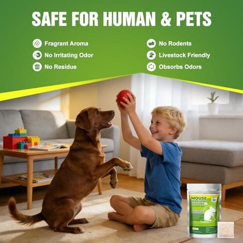 Mice Repellent Pouches, Peppermint Oil Rodent Repeller, Natural Pest Control for Rats Squirrels Insects, Indoor Outdoor Mouse Deterrent, Pet & Family Safe Alternative to Traps & Poison, 10 Packs - Thumbnail 5