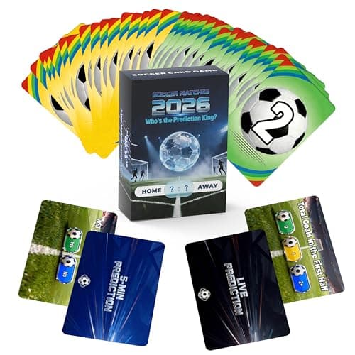 Mox Deck World Cup 2026 Soccer Cards Party Games - 90 Card Set Live Match Prediction Cards Game for Watch Parties & Game Nights, Fun Interactive Soccer Game for Fans During World Football Tournaments - Image 1