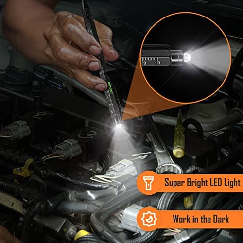 WEARXI Gifts for Men 9 in 1 Multitool Pen, Fathers Day Dad Gifts from Daughter Son, Birthday Gift for Men/Boyfriend Mens Gift for Dad/Him/Husband, Cool Gadgets, Camping Accessories - Thumbnail 4