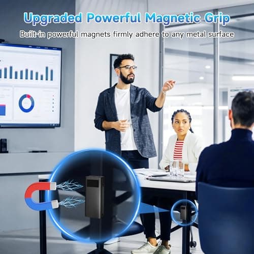Volorful 32G Magnetic Voice Activated Recorder, 3000mAh-350Hrs Battery Time - Thumbnail 2