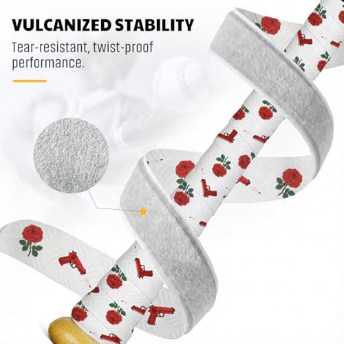 JAYA Bat Grip Tape, 2-Pack Mixed Colors, 1.1mm PU Bat Wrap with Full Adhesive Backing, Non-Slip Sweat-Wicking & Breathable Handle Grip for Baseball/Softball/Cricket Bats, 1100 x 27mm - Thumbnail 4