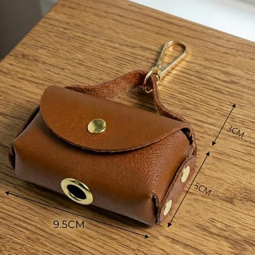 Custom Dog Name Poop Bag Holder for Leash, Large Opening Easy Pull Out Dog Waste Bag Dispenser with Used Bag Carrier Compartment, Perfect Gifts for Dog Owners Suitable for Any Retractable Leash - Thumbnail 4