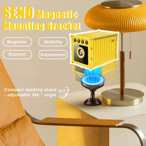 EGTWORO Smart Wireless Camera, WiFi Wireless Monitor, AI Motion Detection, Night Vision, Cloud Storage, Miniature Camera Suitable for Home Security, Baby, and pet Protection. - Thumbnail 4